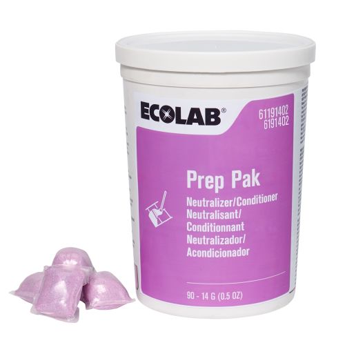 Ecolab® Prep Pak Neutralizer/Conditioner Floor Cleaner, 0.5oz, #6191402